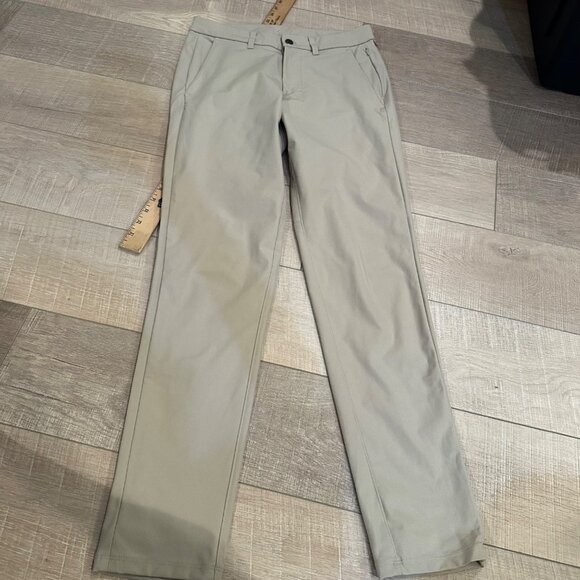 LULULEMON MENS KHAKI DRESS PANTS SIZE 29 - Picture 1 of 10